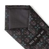 Star Wars Mandalorian Motif Black Tie - Cufflinks.com - Flyclothing LLC