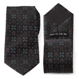 Star Wars Mandalorian Motif Black Tie - Cufflinks.com - Flyclothing LLC