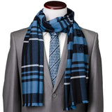 Star Wars Mandalorian Blue Tartan Scarf - Cufflinks.com - Flyclothing LLC