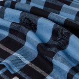 Star Wars Mandalorian Blue Tartan Scarf - Cufflinks.com - Flyclothing LLC