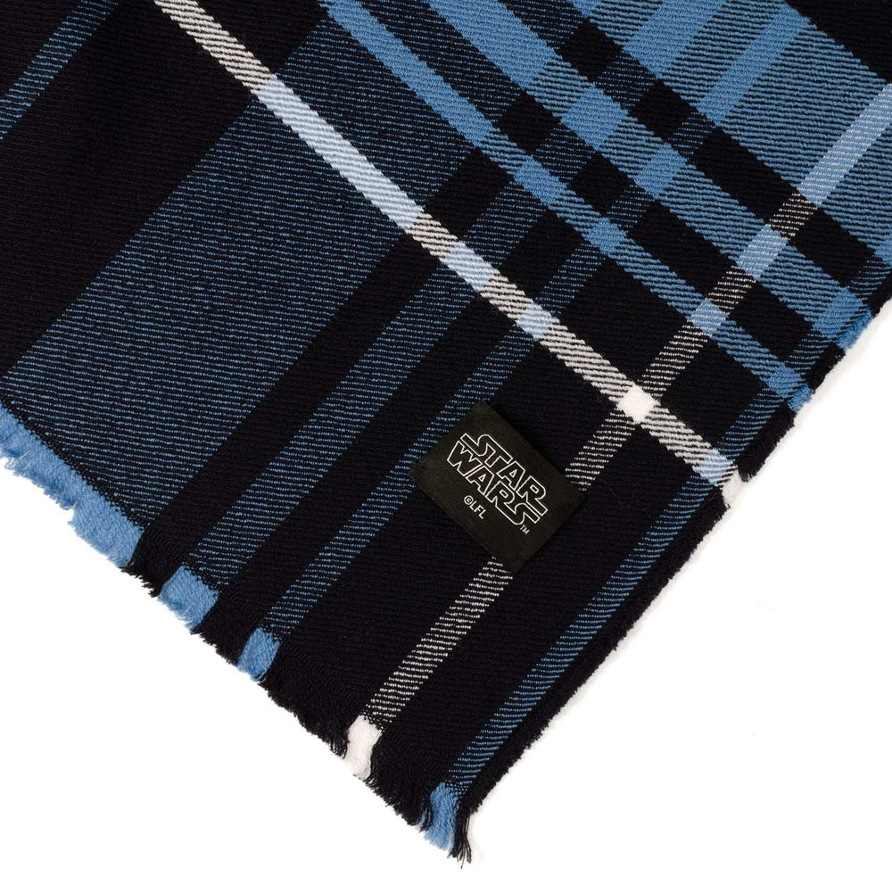 Star Wars Mandalorian Blue Tartan Scarf - Cufflinks.com - Flyclothing LLC