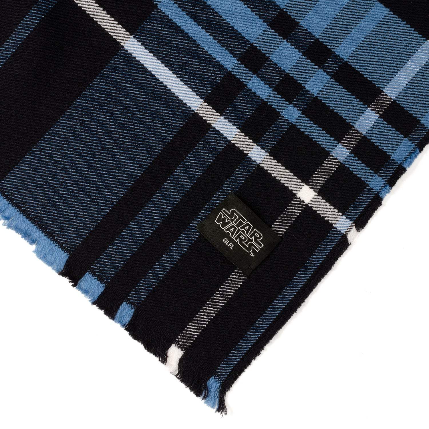 Star Wars Mandalorian Blue Tartan Scarf - Cufflinks.com - Flyclothing LLC