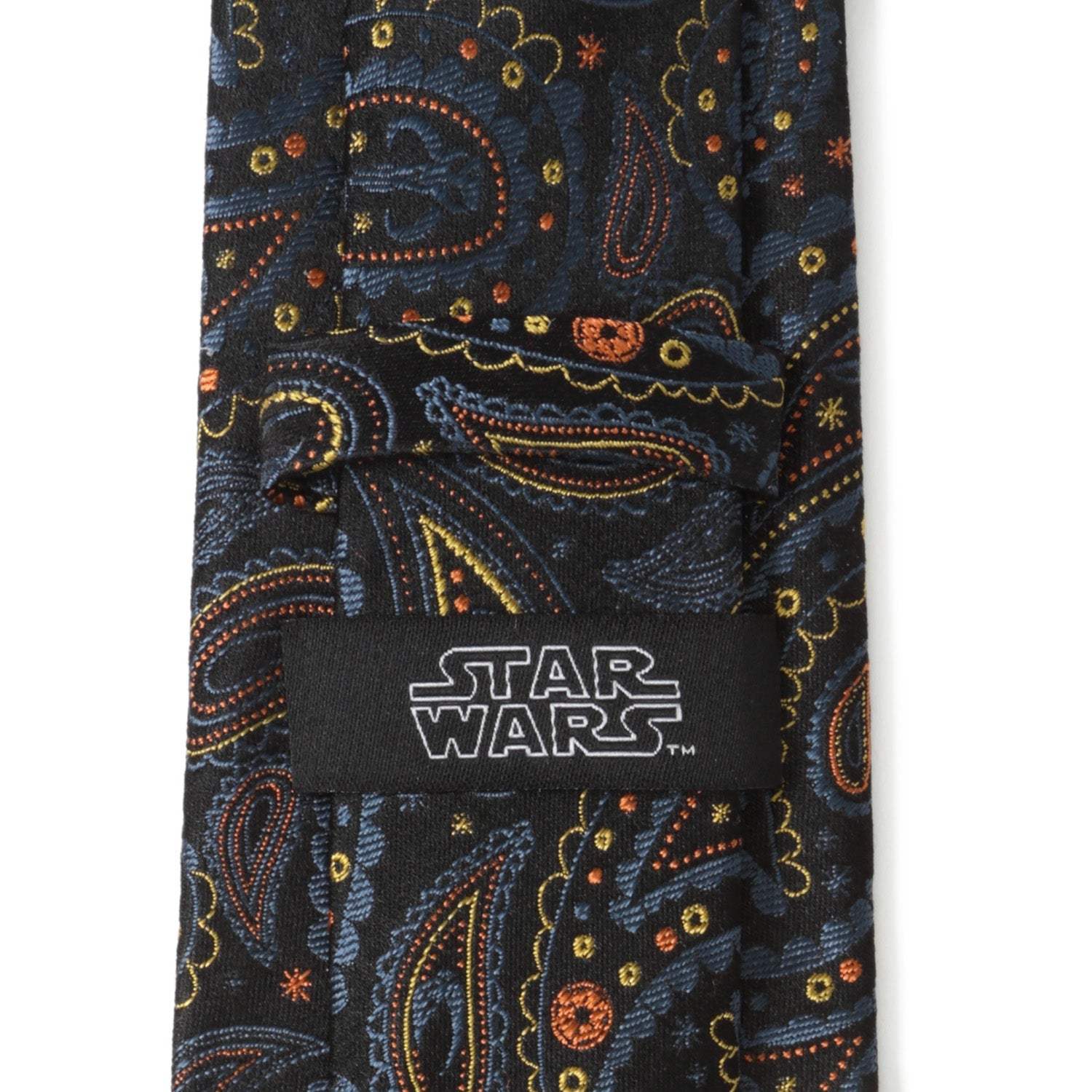 Star Wars Mandalorian Black Paisley Tie - Cufflinks.com - Flyclothing LLC