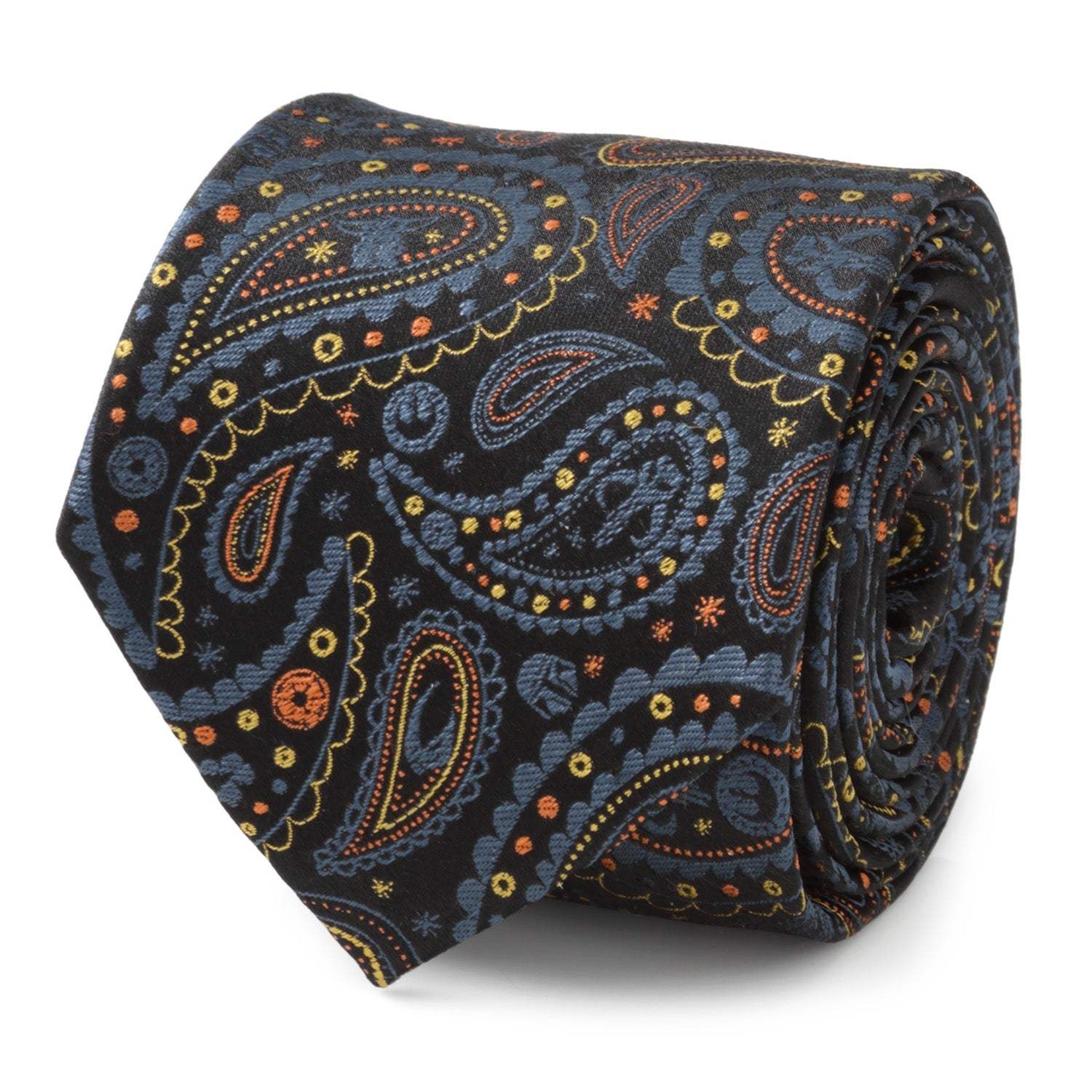 Star Wars Mandalorian Black Paisley Tie - Cufflinks.com - Flyclothing LLC