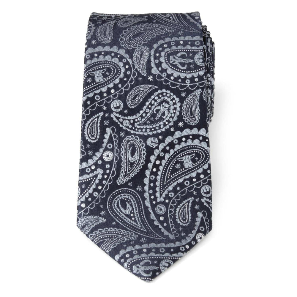 Star Wars Mandalorian Blue Paisley Tie - Cufflinks.com - Flyclothing LLC