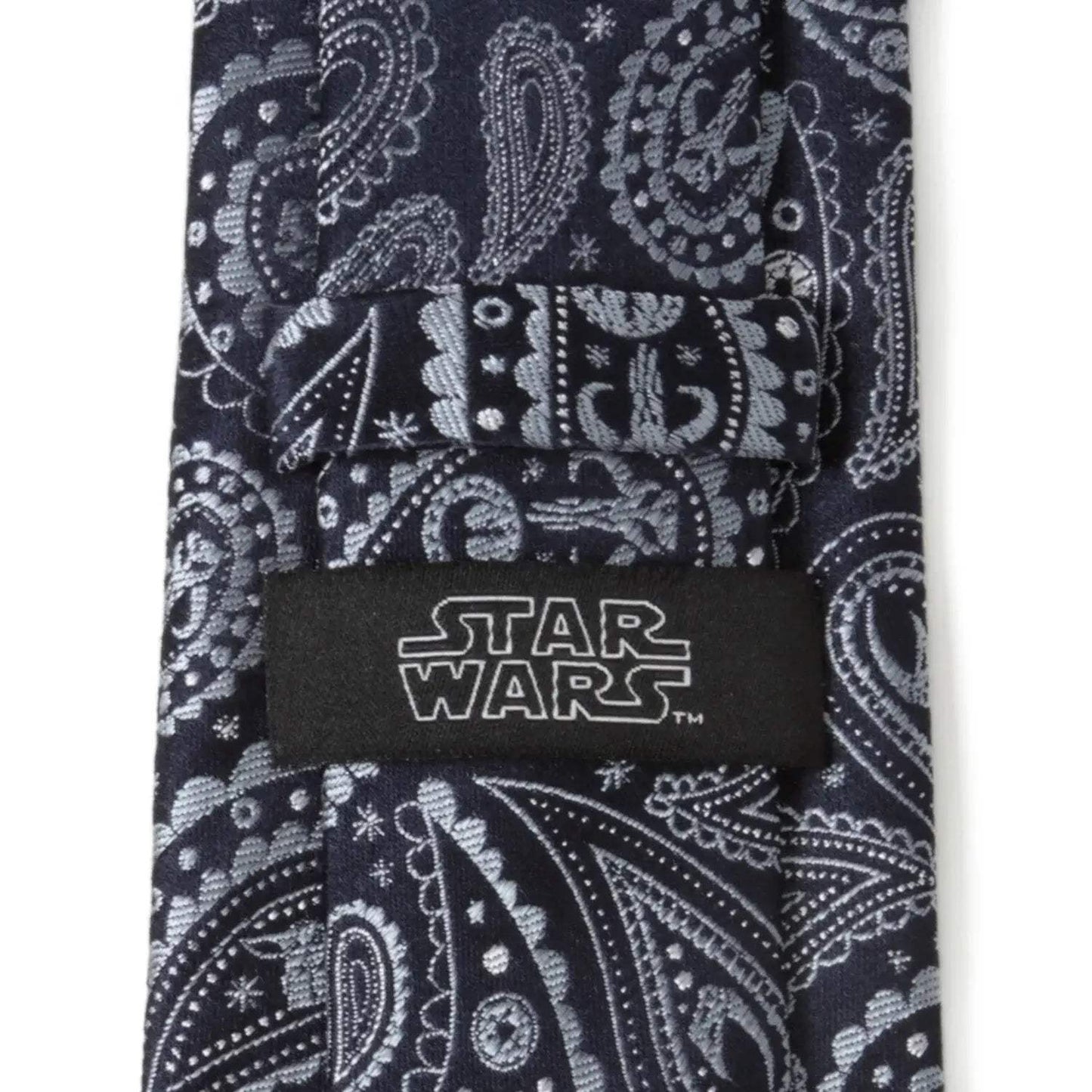 Star Wars Mandalorian Blue Paisley Tie - Cufflinks.com - Flyclothing LLC