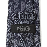Star Wars Mandalorian Blue Paisley Tie - Cufflinks.com - Flyclothing LLC