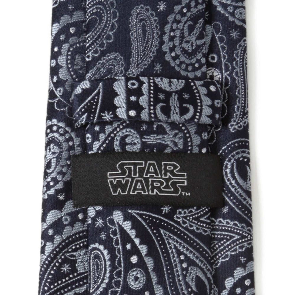 Star Wars Mandalorian Blue Paisley Tie - Cufflinks.com - Flyclothing LLC