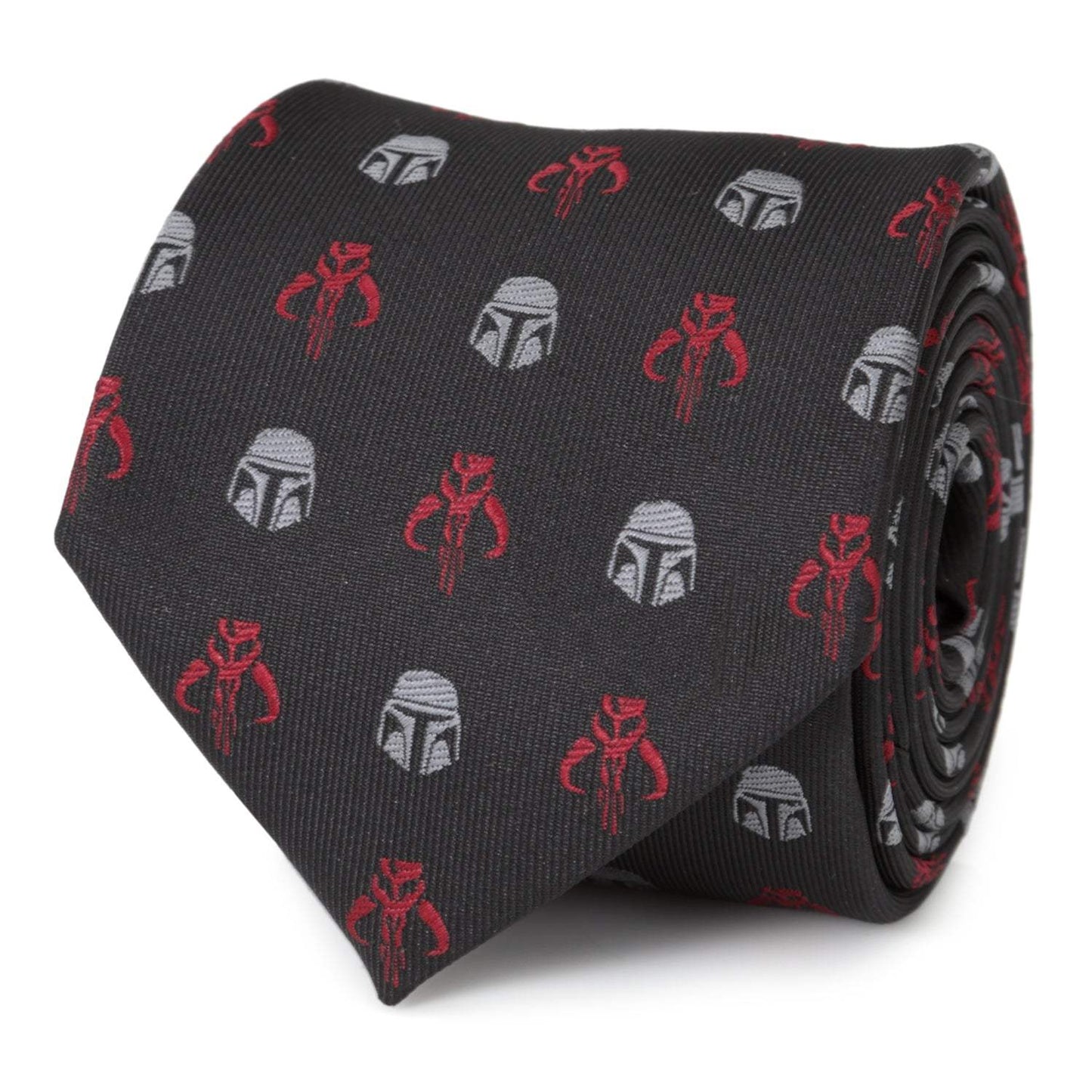 Star Wars Mandalorian and Mythosaur Red and Black Tie - Cufflinks.com - Flyclothing LLC