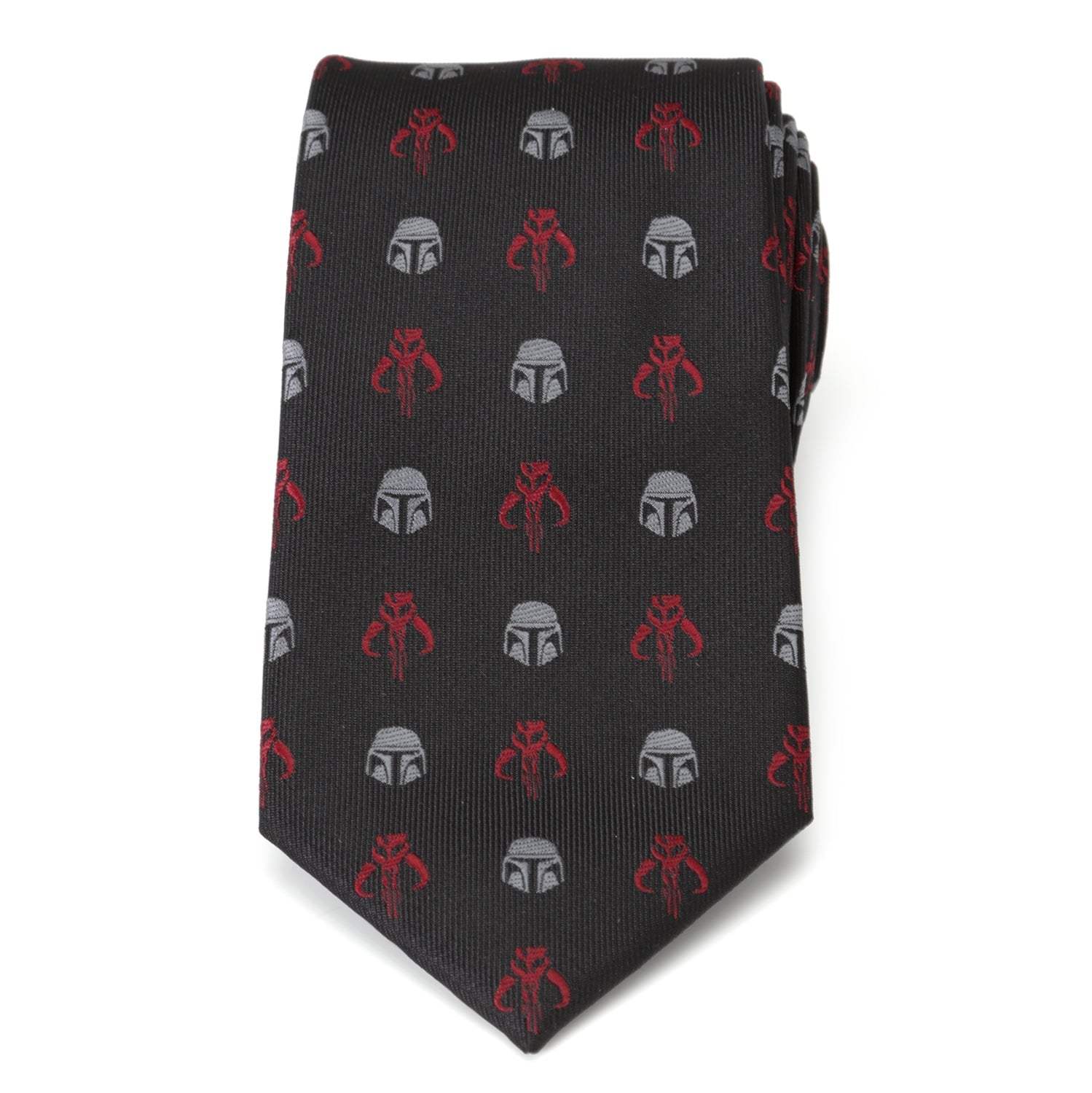 Star Wars Mandalorian and Mythosaur Red and Black Tie - Cufflinks.com - Flyclothing LLC