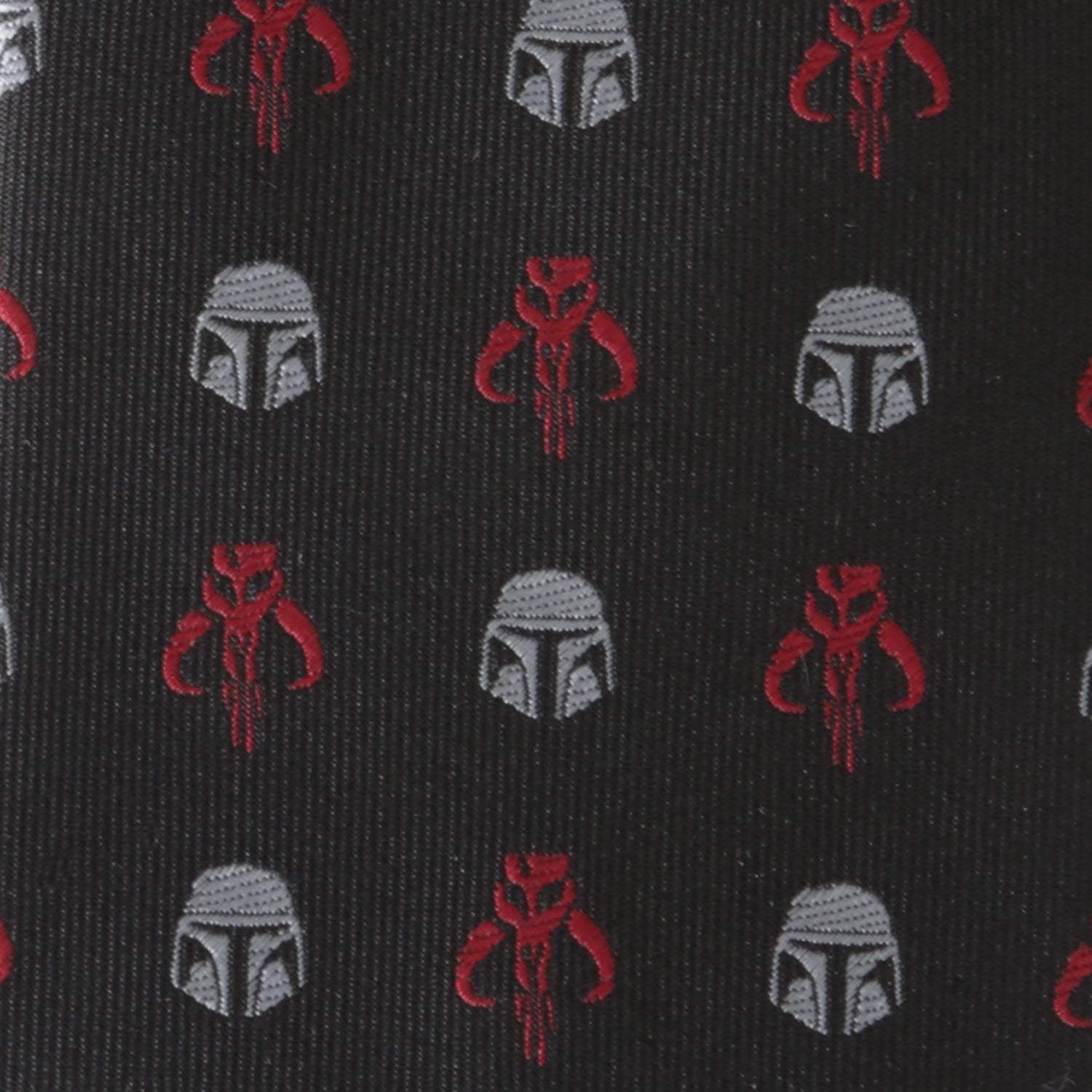 Star Wars Mandalorian and Mythosaur Red and Black Tie - Cufflinks.com - Flyclothing LLC