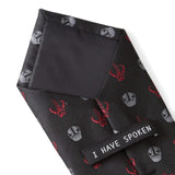 Star Wars Mandalorian and Mythosaur Red and Black Tie - Cufflinks.com - Flyclothing LLC