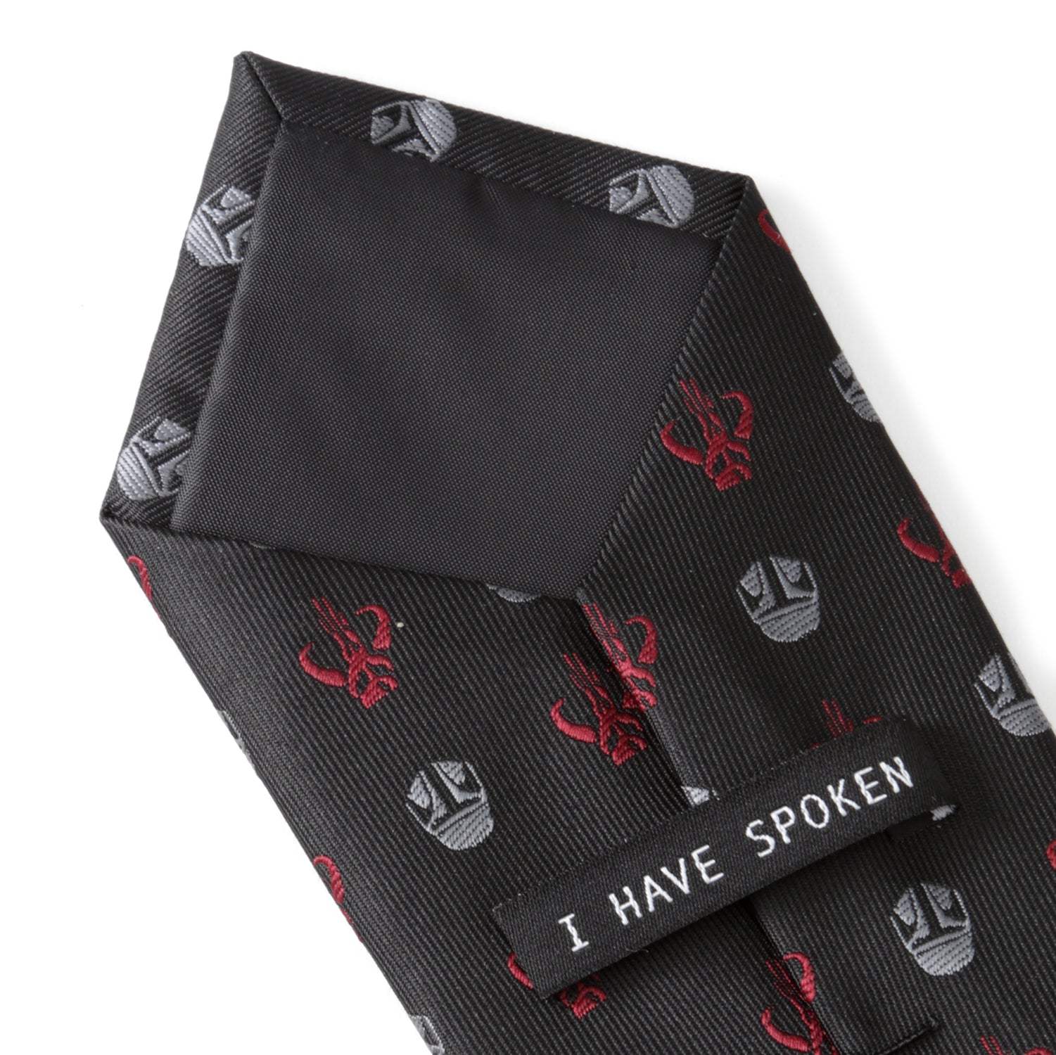 Star Wars Mandalorian and Mythosaur Red and Black Tie - Cufflinks.com - Flyclothing LLC