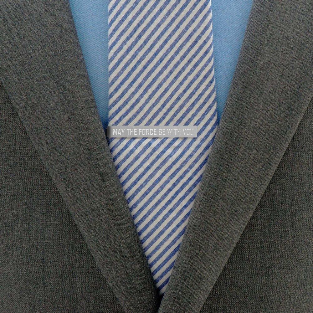 Star Wars May The Force Be With You Tie Bar - Cufflinks.com - Flyclothing LLC