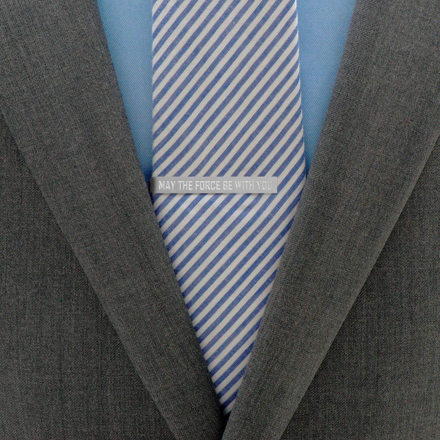 Star Wars May The Force Be With You Tie Bar - Cufflinks.com - Flyclothing LLC