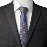 Star Wars Obi-Wan Kenobi and Anakin Skywalker LIGHTSABER Battle Blue Tie - Cufflinks.com - Flyclothing LLC