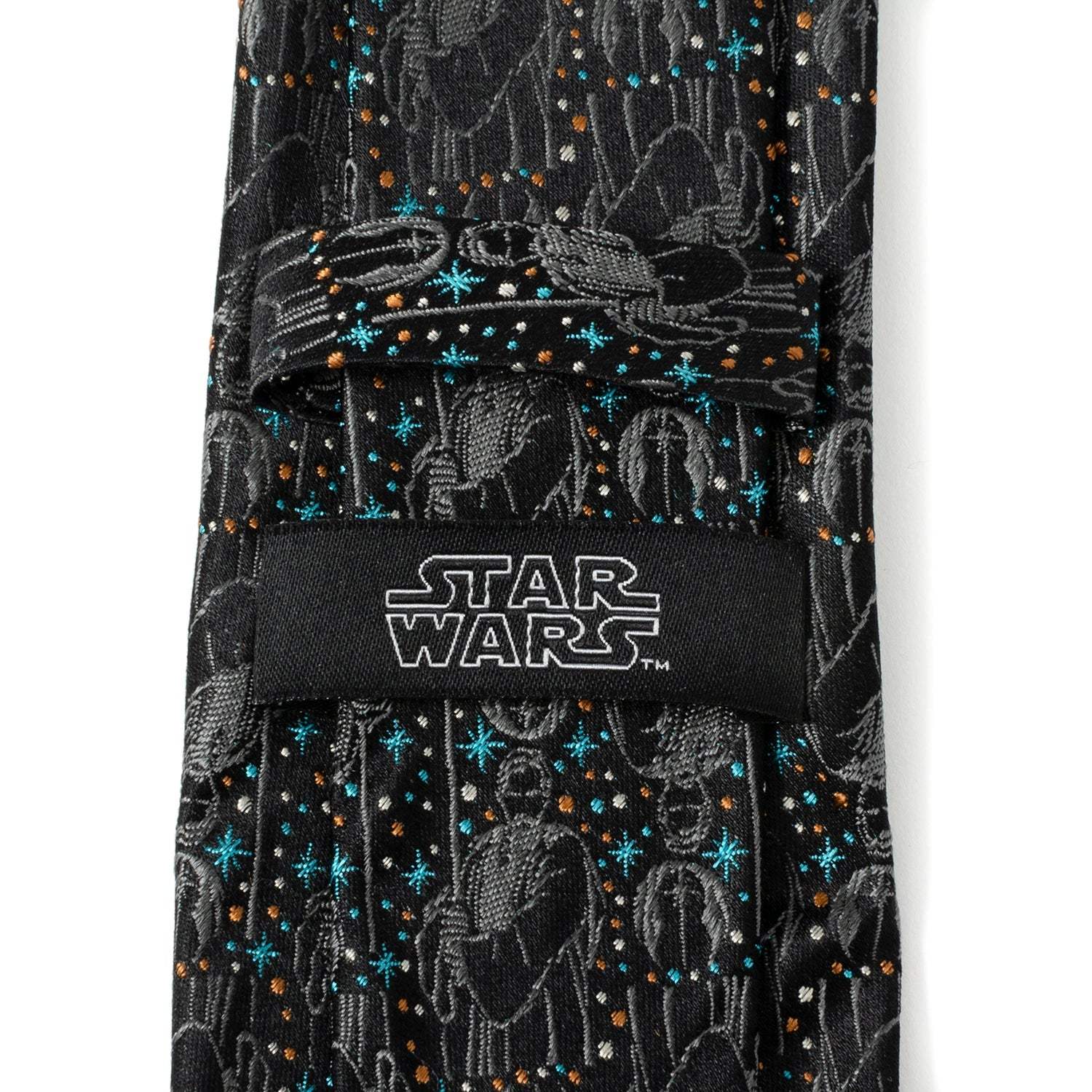 Star Wars Obi-Wan Kenobi Gray Tie - Cufflinks.com - Flyclothing LLC