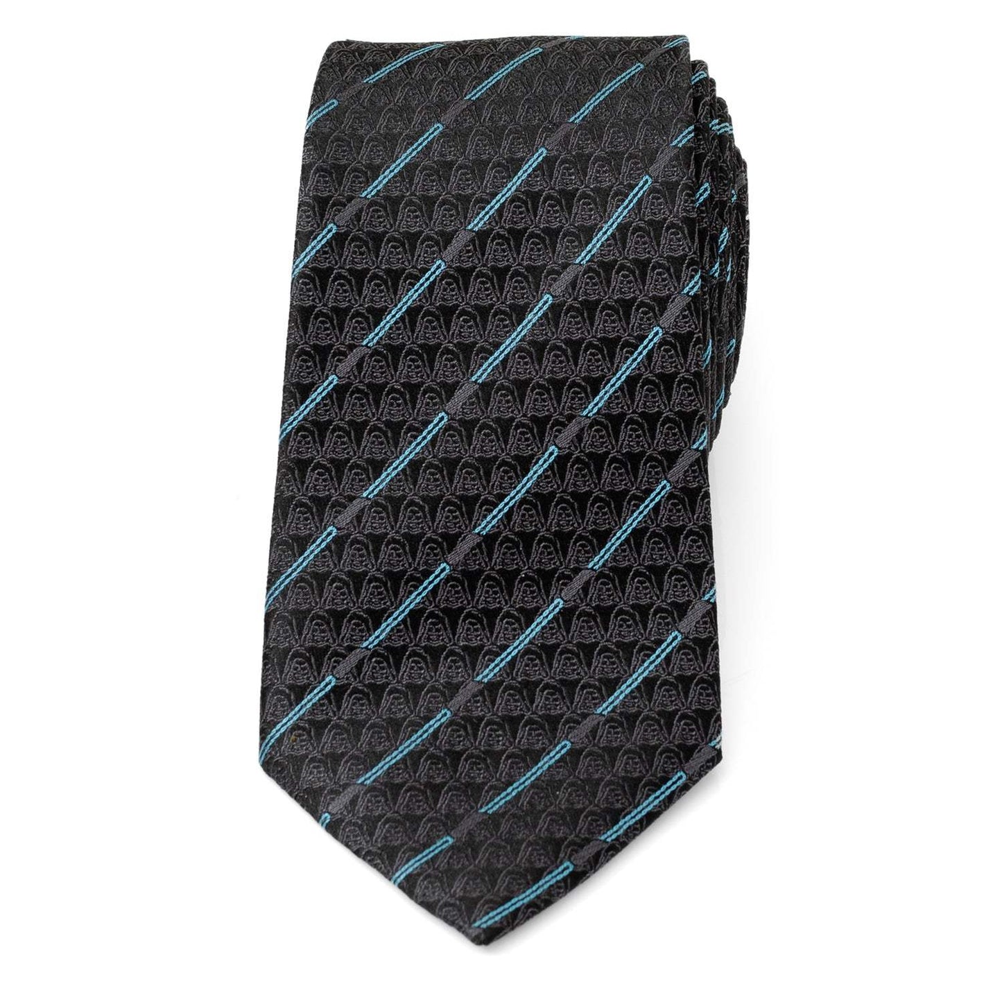 Star Wars Obi-Wan Kenobi LIGHTSABER Pattern Black Tie - Cufflinks.com - Flyclothing LLC