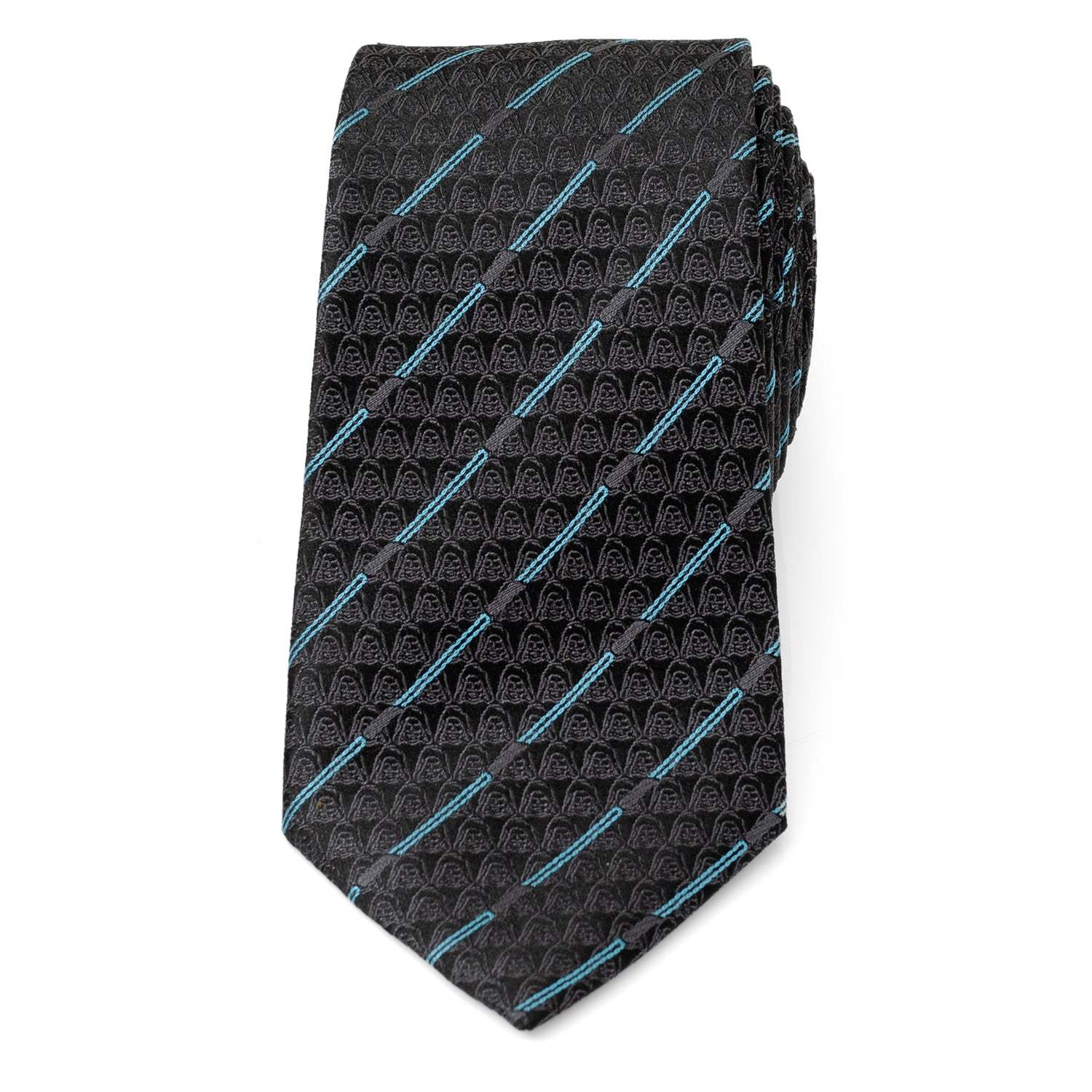 Star Wars Obi-Wan Kenobi LIGHTSABER Pattern Black Tie - Cufflinks.com - Flyclothing LLC