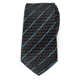 Star Wars Obi-Wan Kenobi LIGHTSABER Pattern Black Tie
