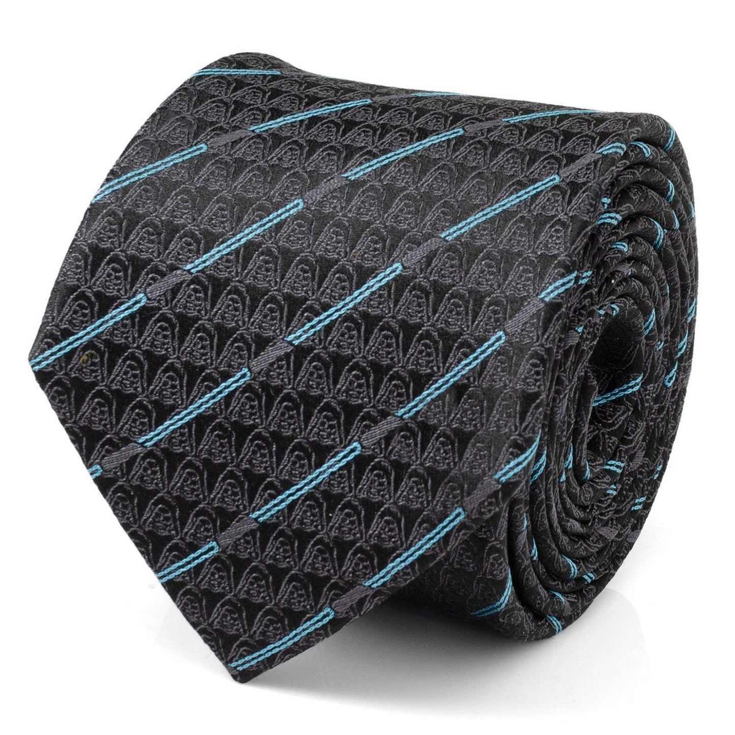 Star Wars Obi-Wan Kenobi LIGHTSABER Pattern Black Tie - Cufflinks.com - Flyclothing LLC