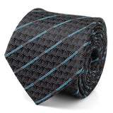 Star Wars Obi-Wan Kenobi LIGHTSABER Pattern Black Tie - Cufflinks.com - Flyclothing LLC