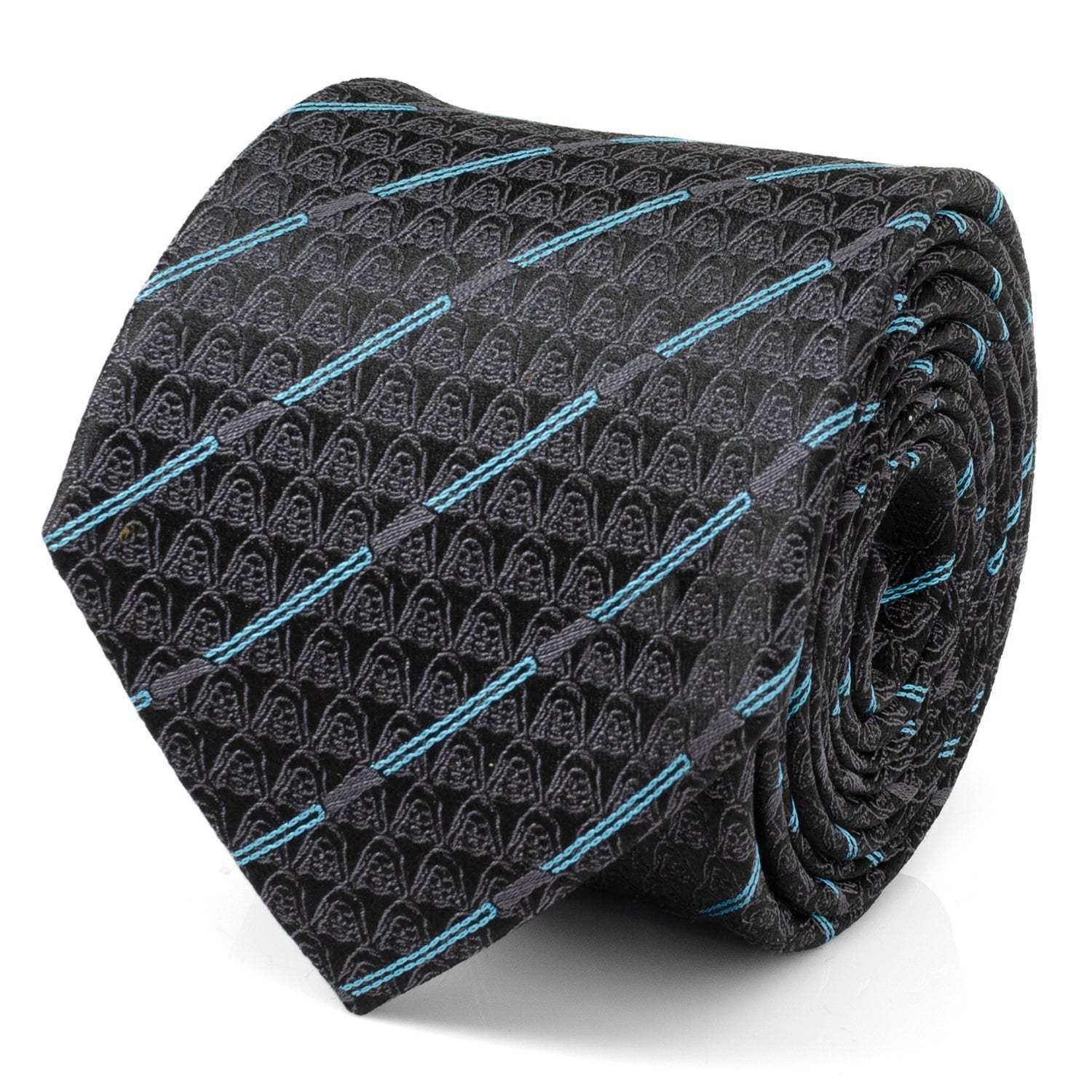 Star Wars Obi-Wan Kenobi LIGHTSABER Pattern Black Tie - Cufflinks.com - Flyclothing LLC