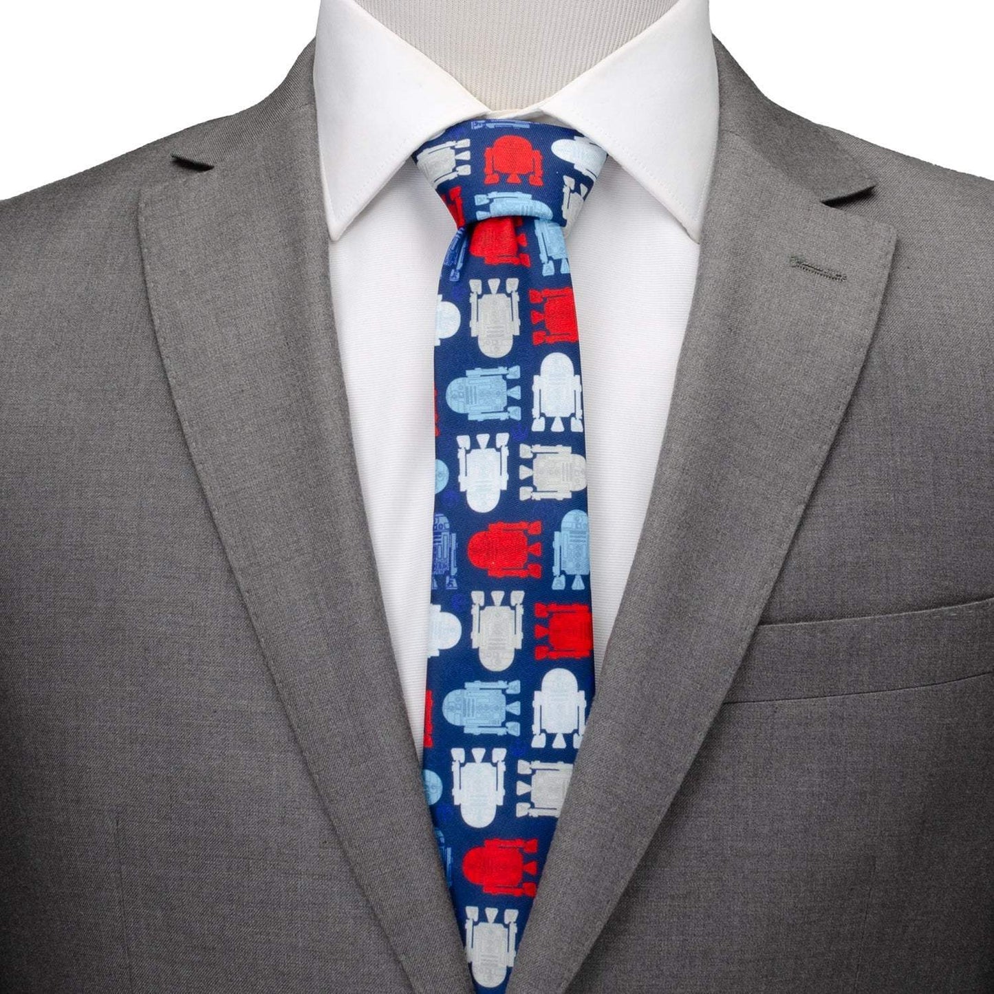 Star Wars R2-D2 Red, White, and Blue Tie - Cufflinks.com - Flyclothing LLC
