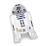Star Wars R2-D2 Light and Dark Blue Dress Socks and Lapel Pin Gift Set