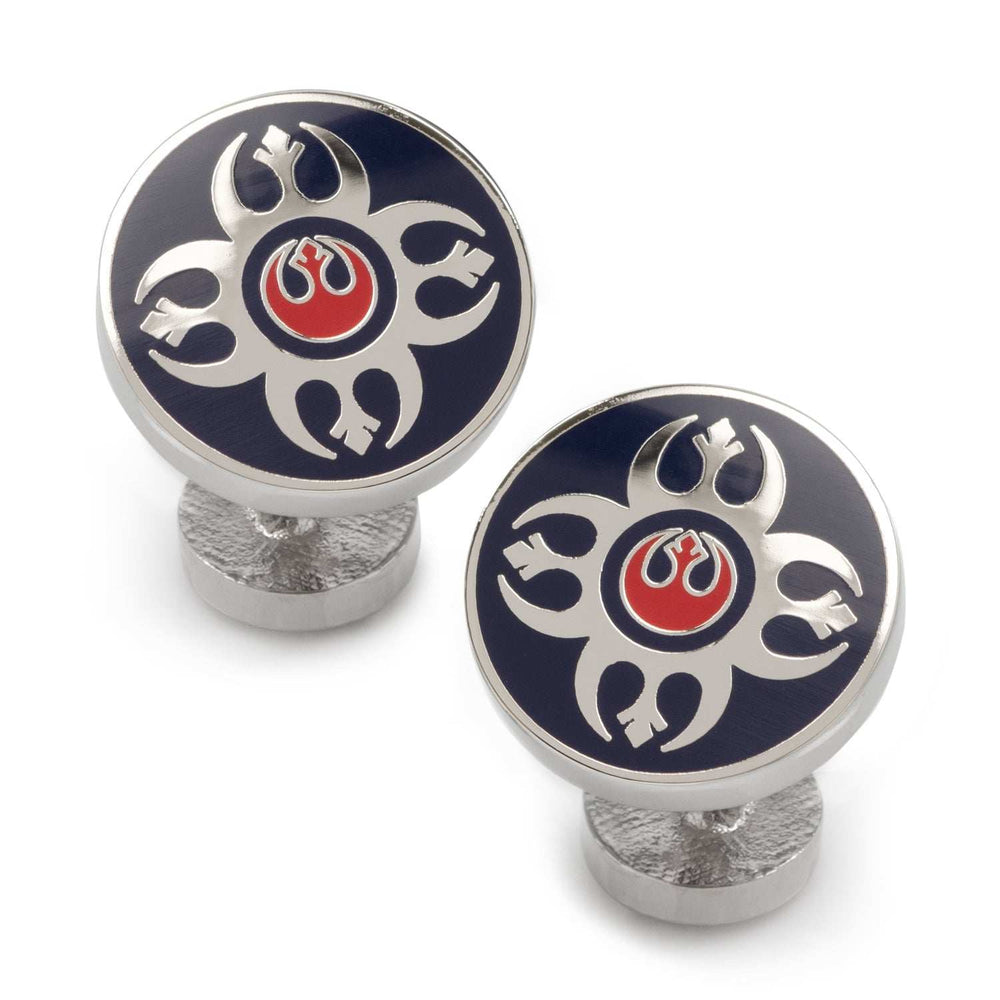 Star Wars Rebel Alliance Starbird Crest Blue and Red Cufflinks - Cufflinks.com - Flyclothing LLC