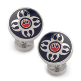 Star Wars Rebel Alliance Starbird Crest Blue and Red Cufflinks - Cufflinks.com - Flyclothing LLC