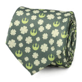 Star Wars Rebel Alliance Crest and Shamrock Green Tie - Cufflinks.com - Flyclothing LLC