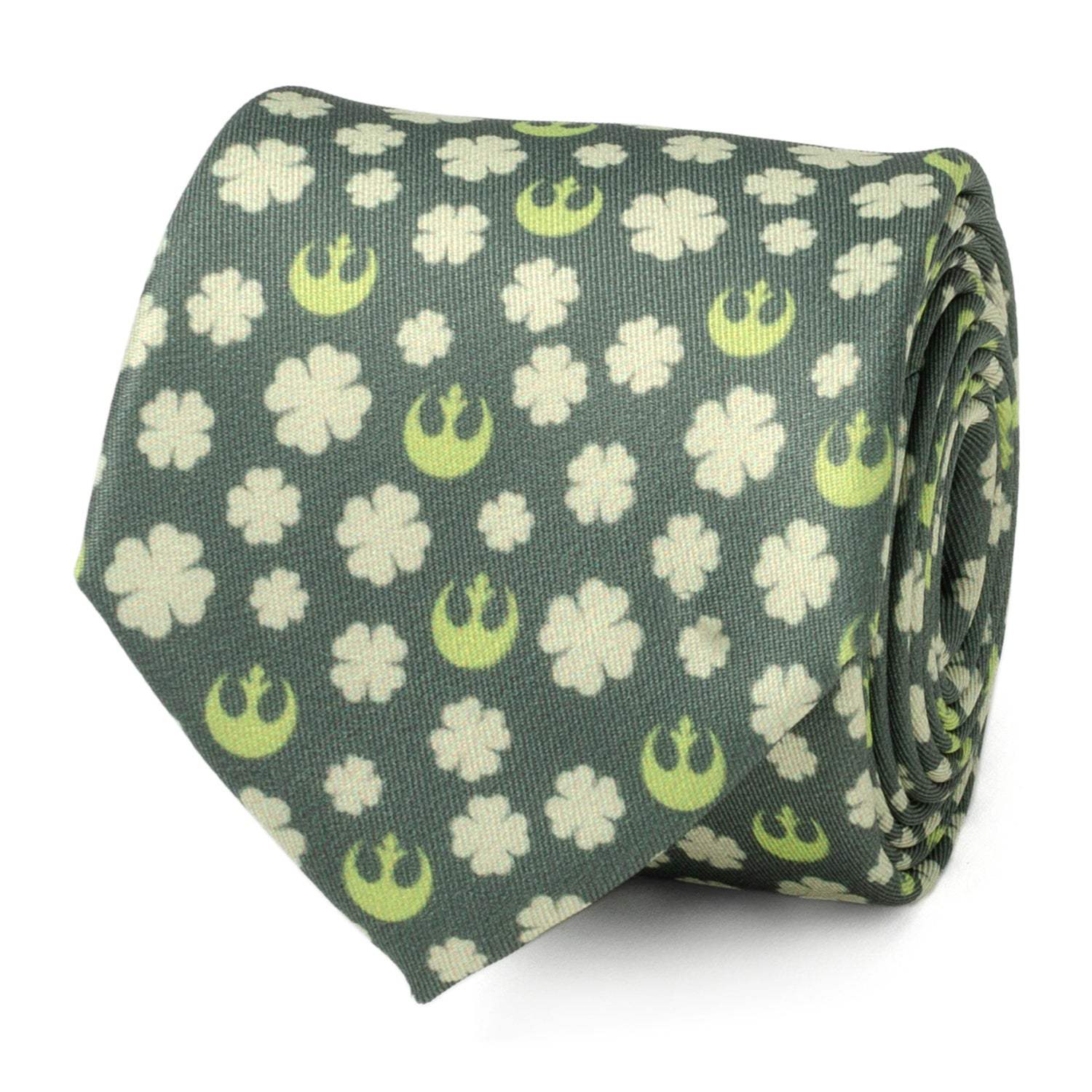 Star Wars Rebel Alliance Crest and Shamrock Green Tie - Cufflinks.com - Flyclothing LLC