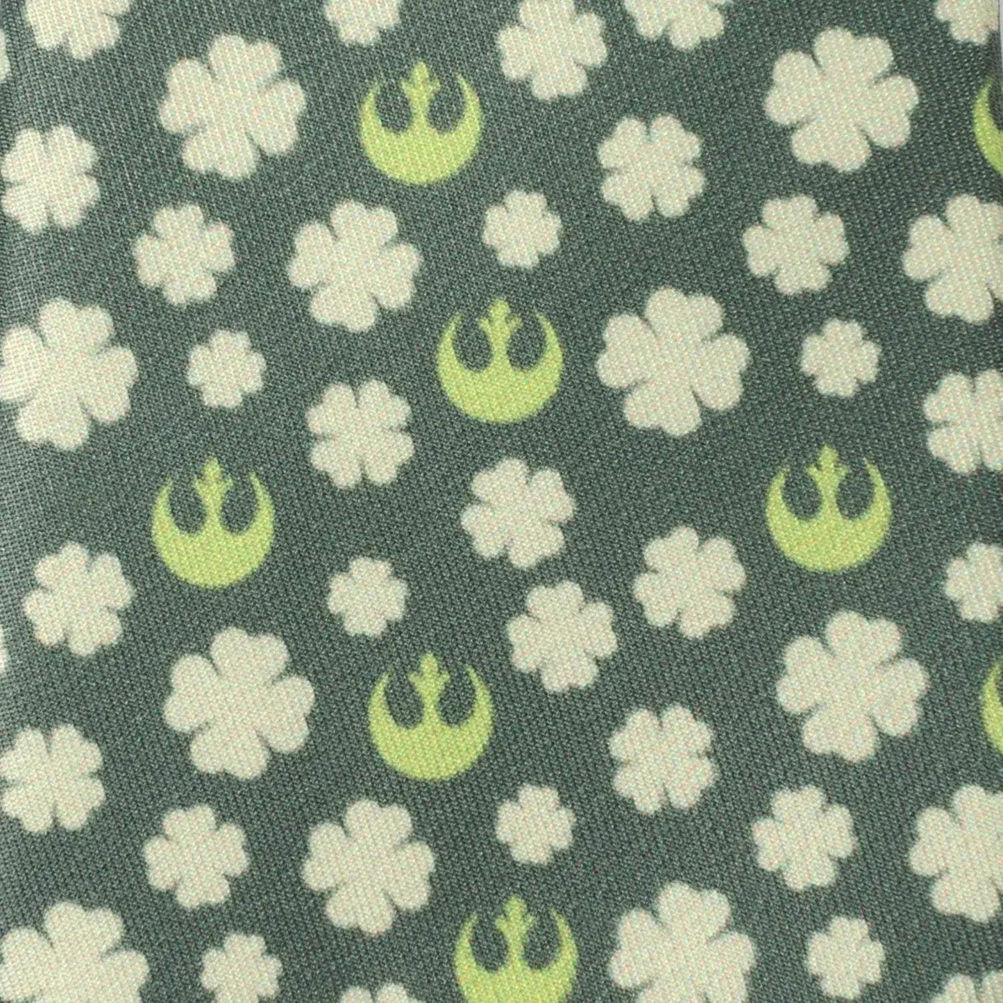 Star Wars Rebel Alliance Crest and Shamrock Green Tie - Cufflinks.com - Flyclothing LLC