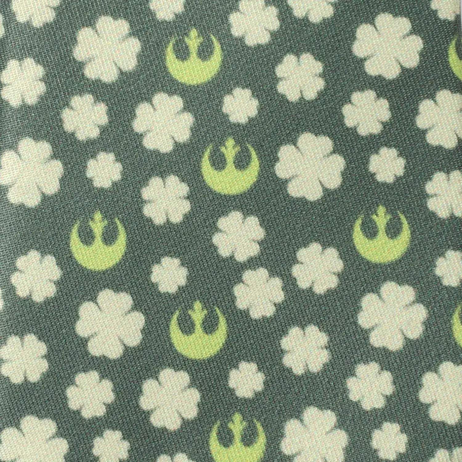 Star Wars Rebel Alliance Crest and Shamrock Green Tie - Cufflinks.com - Flyclothing LLC
