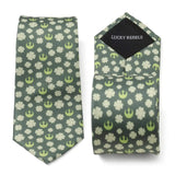 Star Wars Rebel Alliance Crest and Shamrock Green Tie - Cufflinks.com - Flyclothing LLC