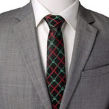 Star Wars Rebel Alliance Crest Red, Green, and Black Plaid Tie - Cufflinks.com - Flyclothing LLC