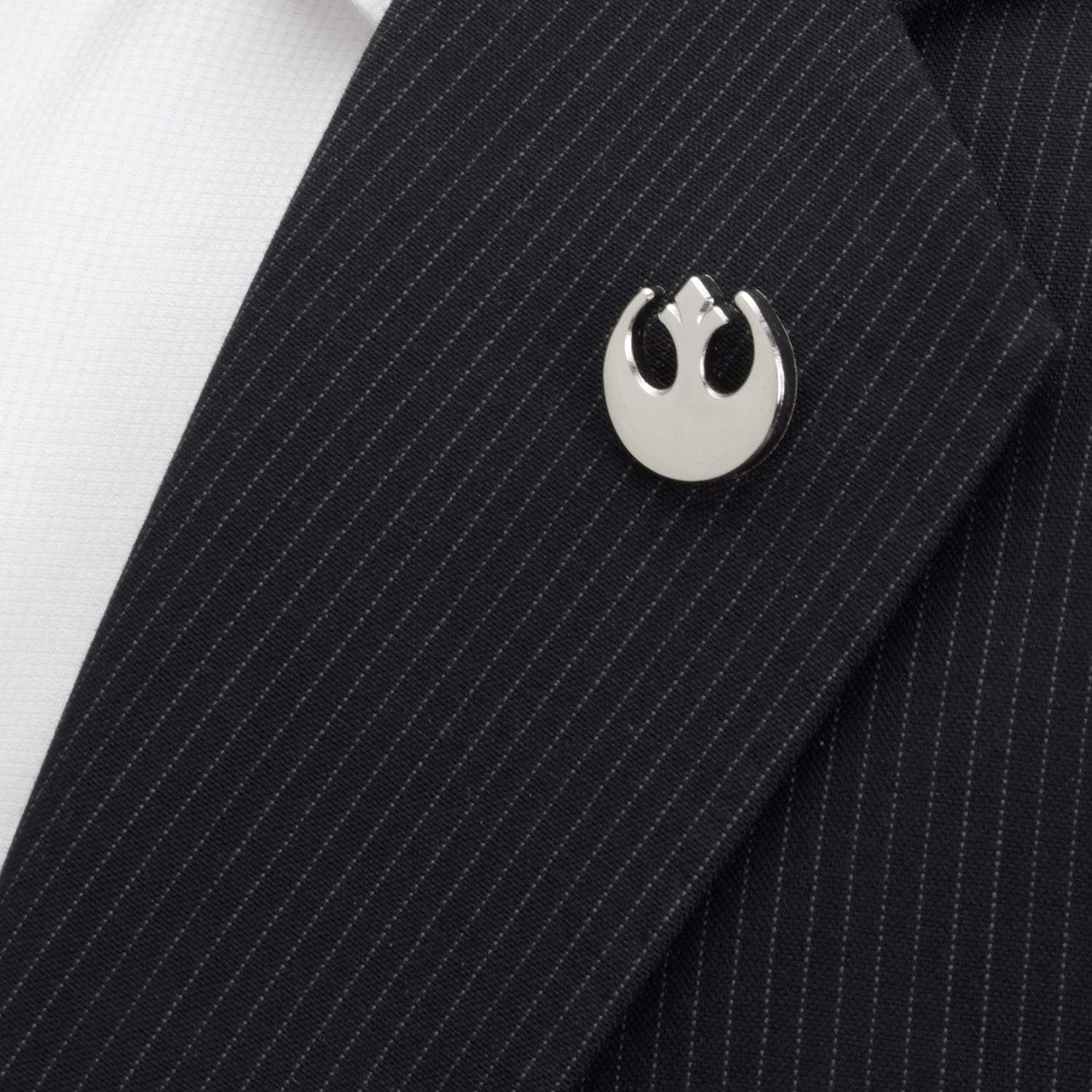 Star Wars Rebel Alliance Starbird Crest Silver Lapel Pin - Cufflinks.com - Flyclothing LLC