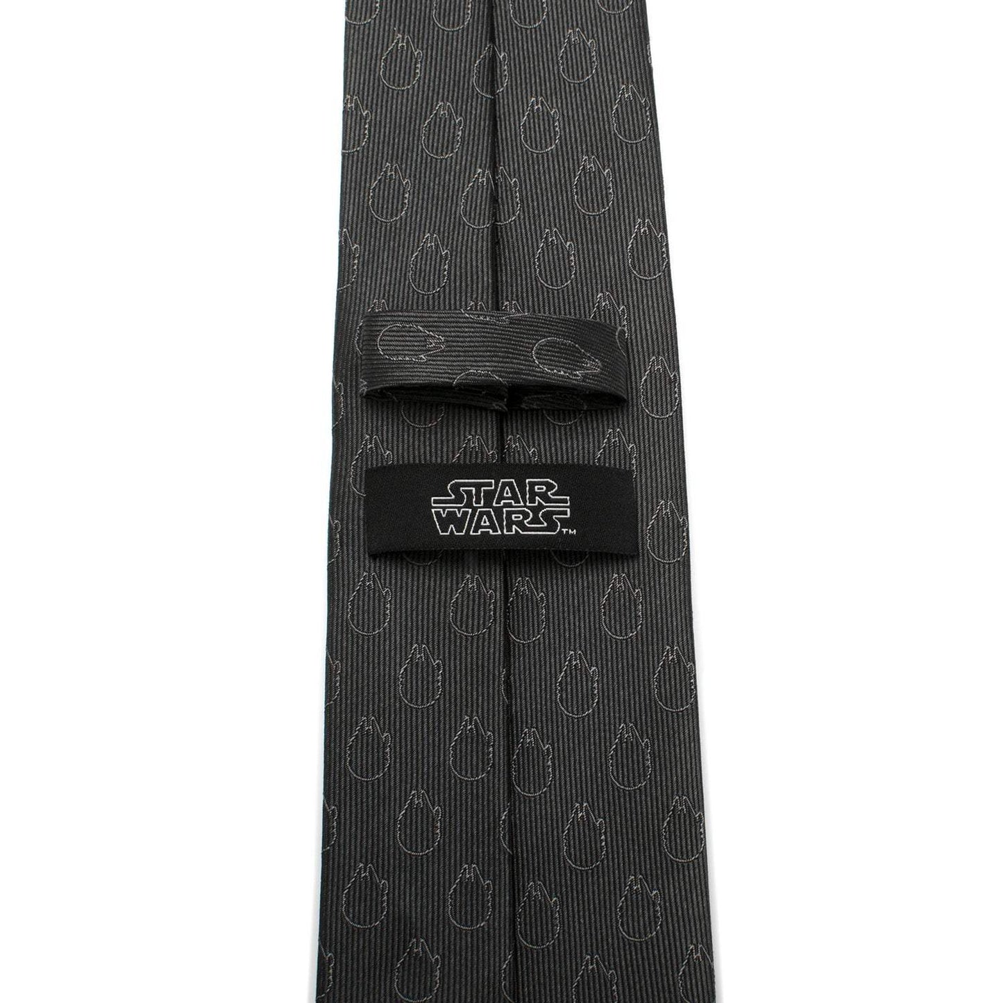 Star Wars Rebel Alliance and Millennium Falcon Gray Tie with Red Crest - Cufflinks.com - Flyclothing LLC
