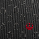Star Wars Rebel Alliance and Millennium Falcon Gray Tie with Red Crest - Cufflinks.com - Flyclothing LLC