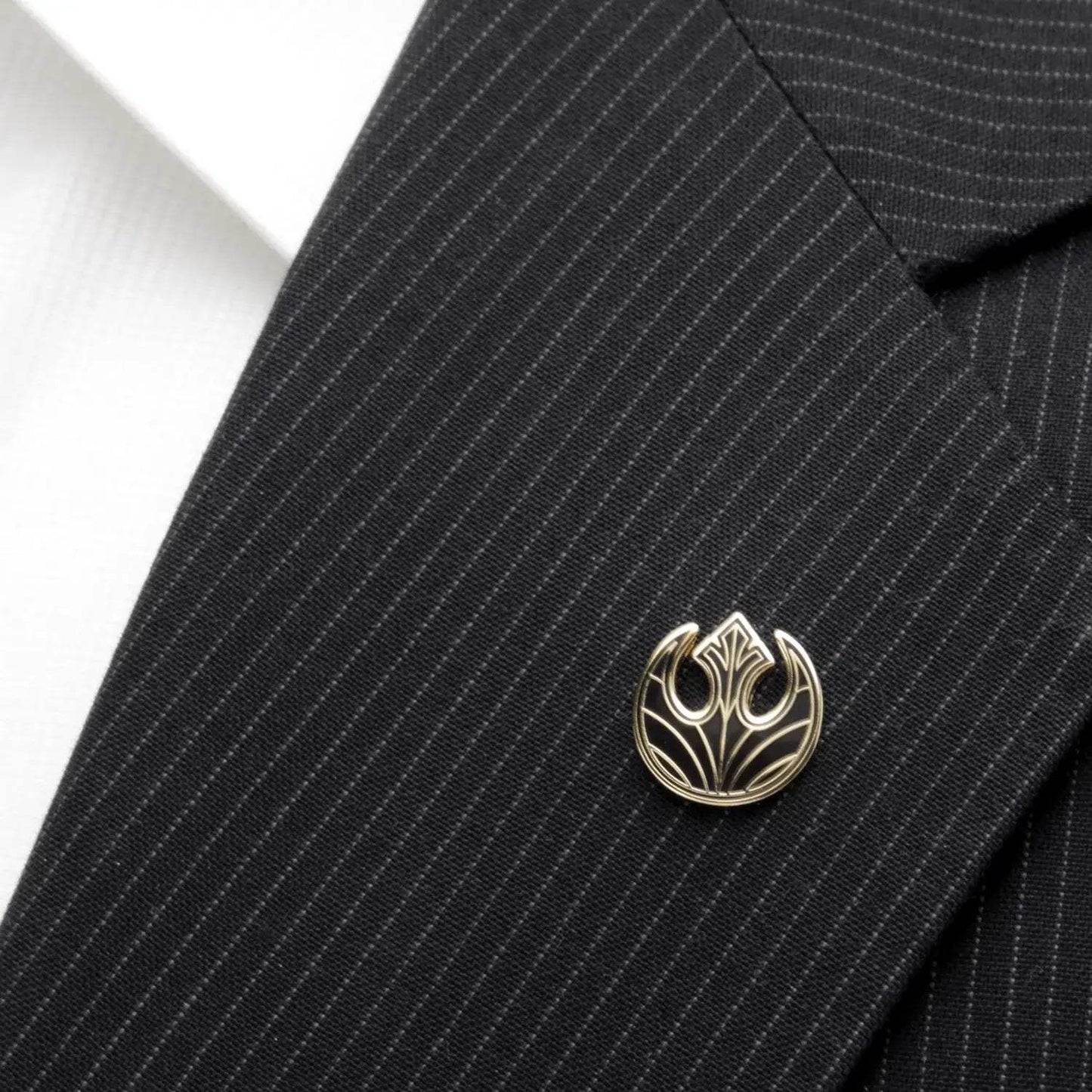 Star Wars Rebel Alliance Starbird Crest Gold Lapel Pin - Cufflinks.com - Flyclothing LLC