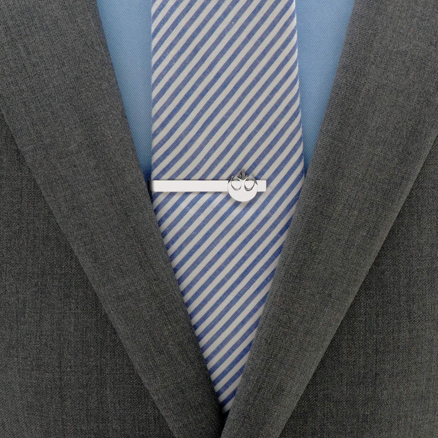 Star Wars Rebel Alliance Starbird Crest Stainless Steel Tie Bar - Cufflinks.com - Flyclothing LLC