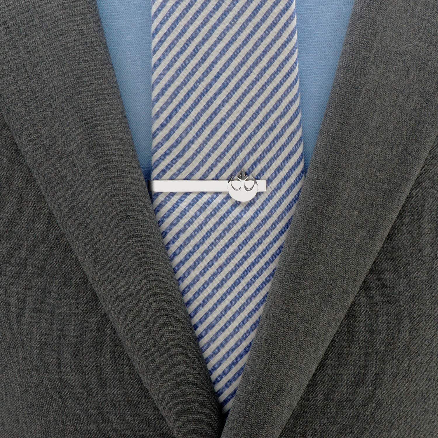 Star Wars Rebel Alliance Starbird Crest Stainless Steel Tie Bar - Cufflinks.com - Flyclothing LLC