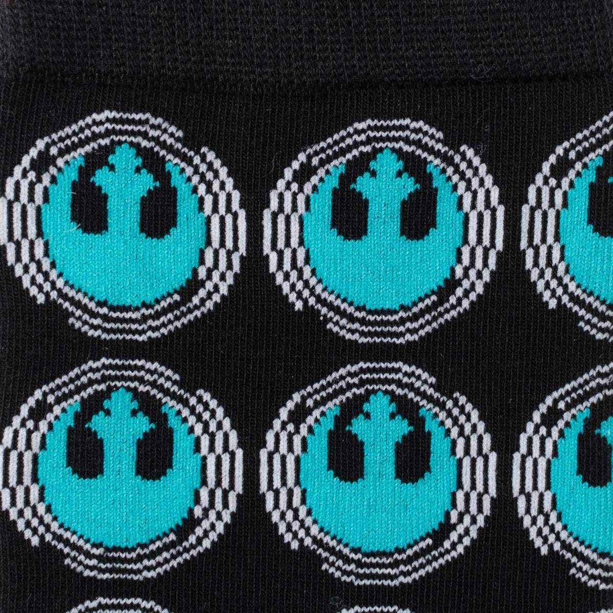 Star Wars Rebel Alliance Crest Teal and Black Dress Socks and Lapel Pin Gift Set - Cufflinks.com - Flyclothing LLC