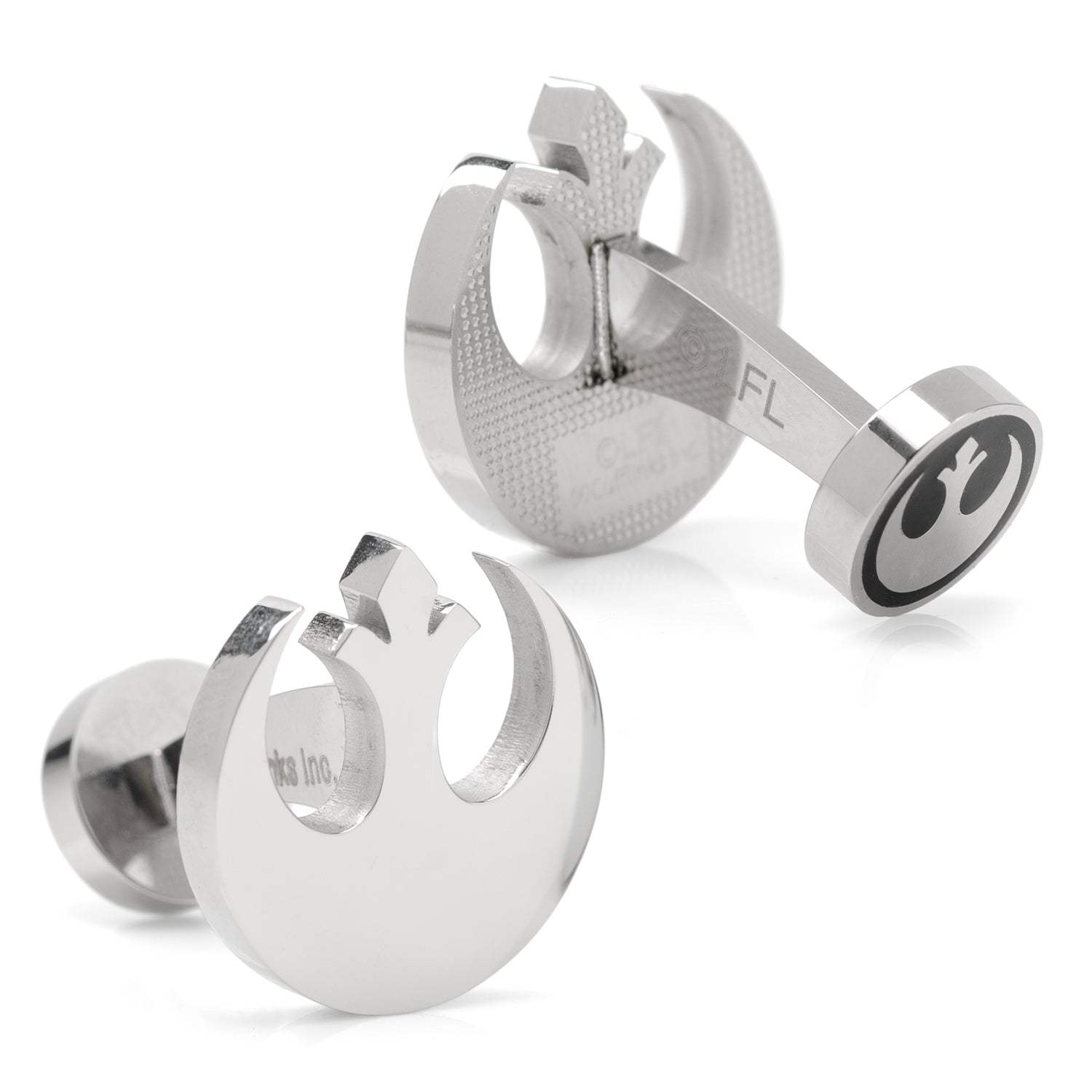 Star Wars Rebel Alliance Crest Stainless Steel Cufflinks - Cufflinks.com - Flyclothing LLC