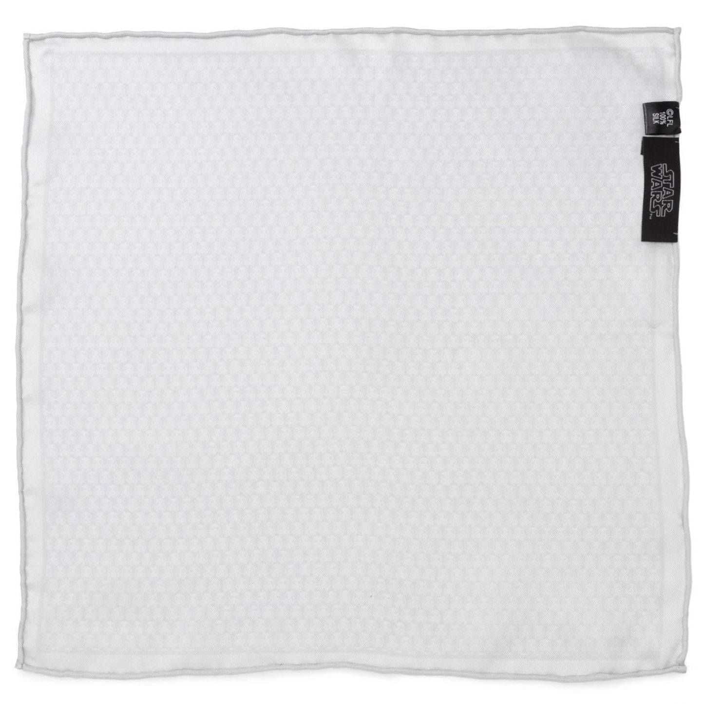 Star Wars Stormtrooper White Silk Pocket Square - Cufflinks.com - Flyclothing LLC