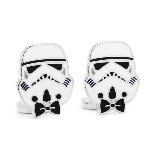 Star Wars Stormtrooper with Bow Tie Cufflinks - Cufflinks.com - Flyclothing LLC
