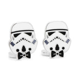 Star Wars Stormtrooper with Bow Tie Cufflinks - Cufflinks.com - Flyclothing LLC