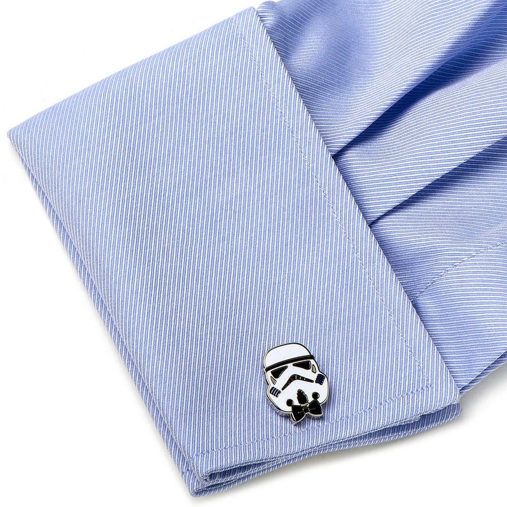 Star Wars Stormtrooper with Bow Tie Cufflinks - Cufflinks.com - Flyclothing LLC
