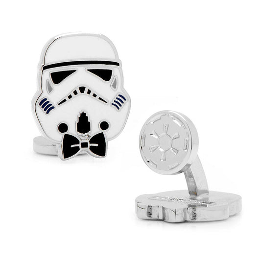 Star Wars Stormtrooper with Bow Tie Cufflinks - Cufflinks.com - Flyclothing LLC